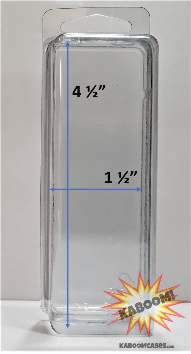25 GI JOE action figure blister case protective clamshell display Small 3 3/4