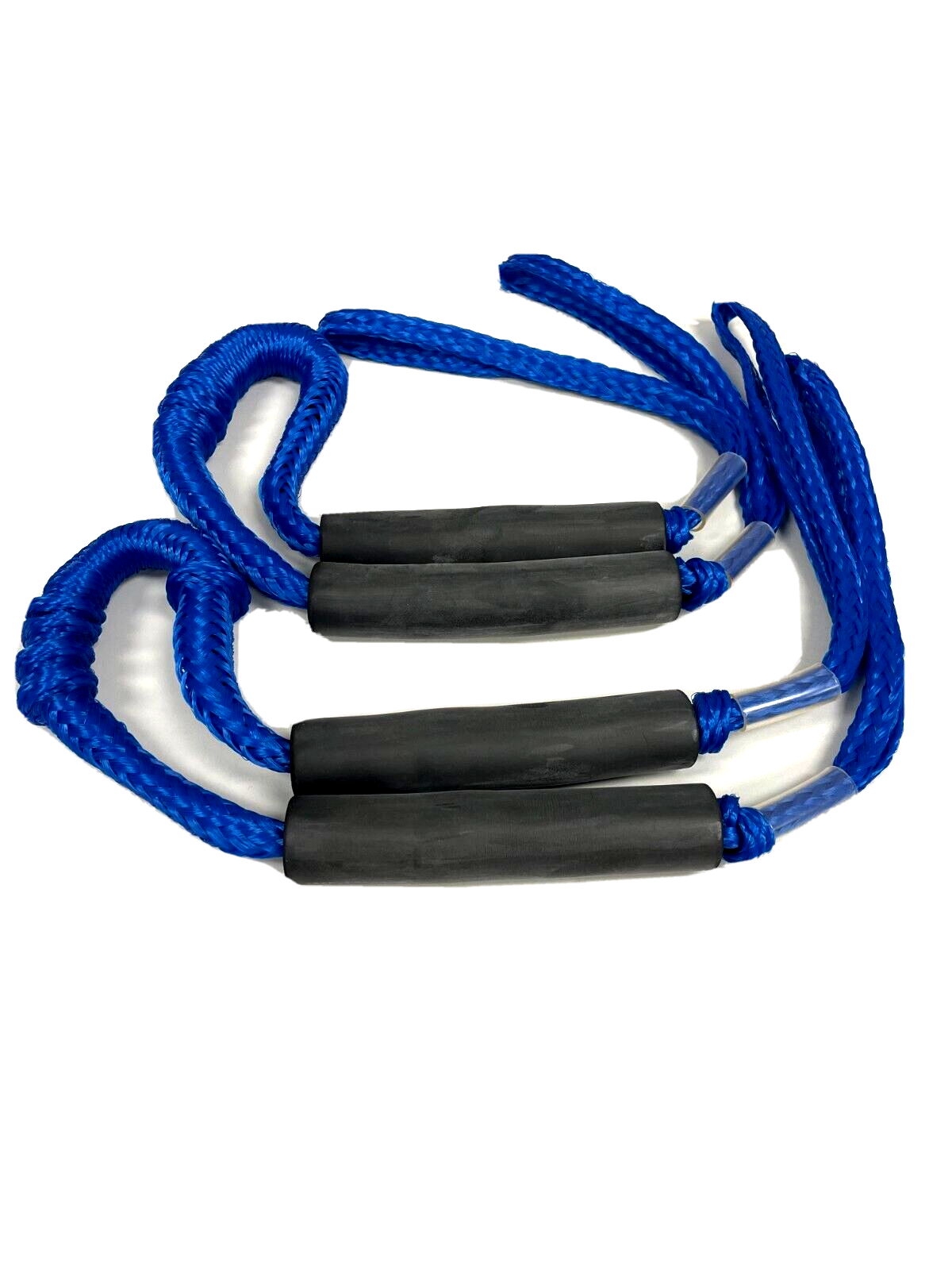 Two-Bungee Dock Line Boat Rope Dock Tie Mooring Rope Stretchable Docking 4 FT