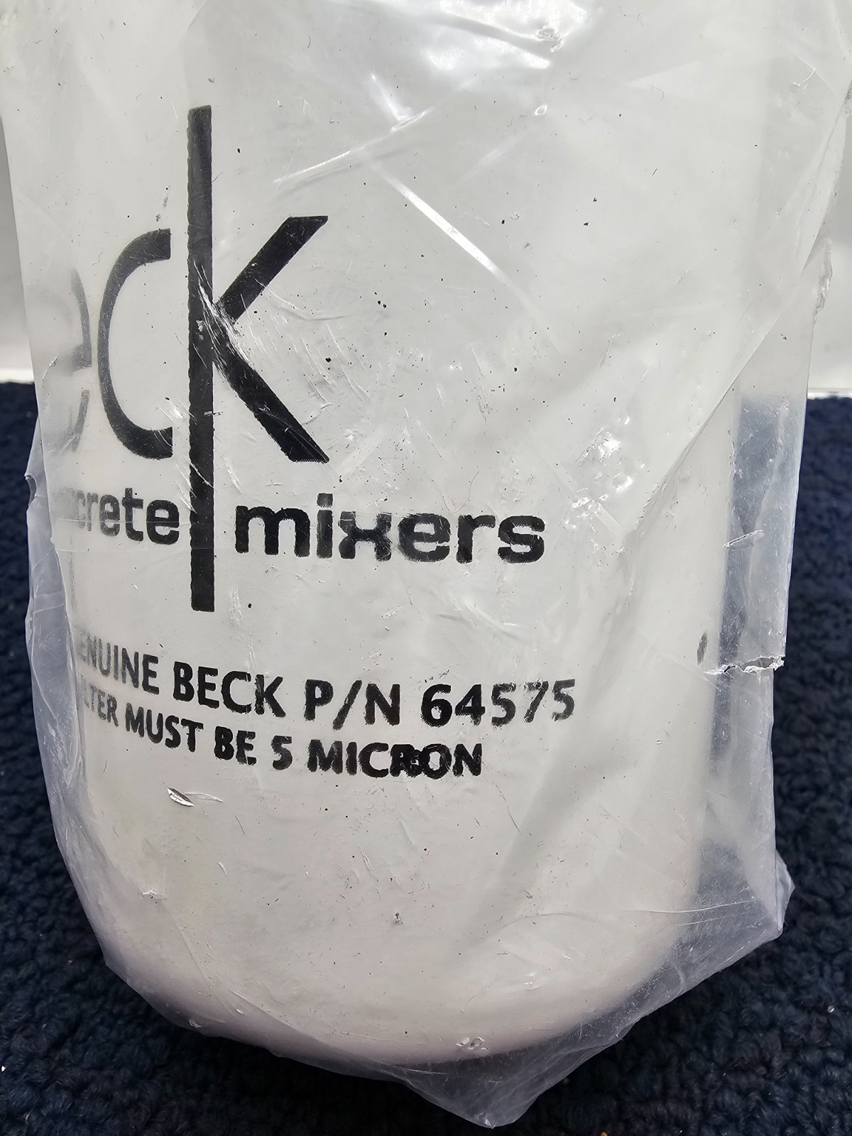Beck Concrete Mixers Replacement Spin-On Filter Fits Beck 64575