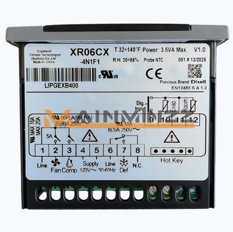 ONE NEW Copeland XR02CX-4N0F1 120V Temperature Thermostat Controller