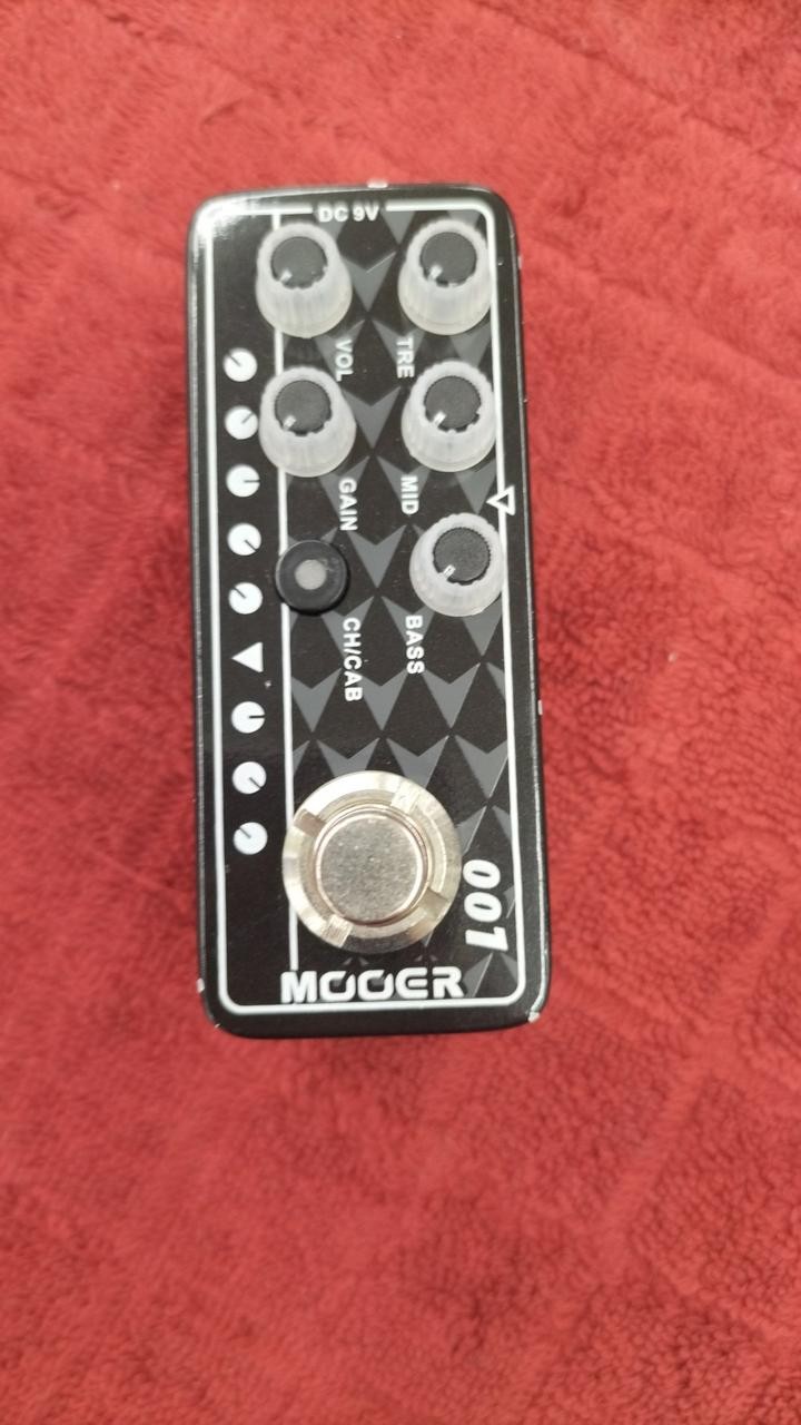 MOOER Micro Pre 001 Guitar Preamp Pedal, Compact, Used