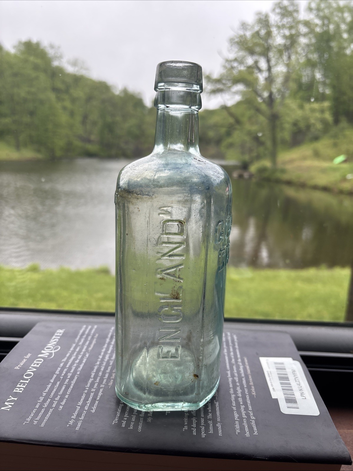 Gordon’s Dry Gin Embossed Bottle; London England