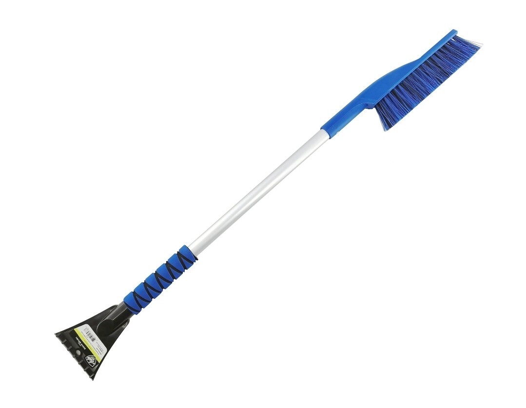 Auto Drive Aluminum Pole 35" Snow Brush and Ice Scraper