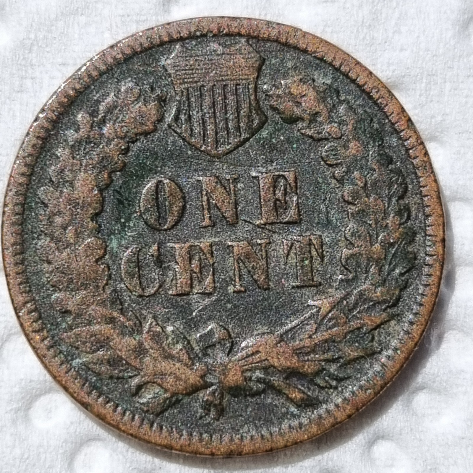 1889 Indian Head Cent 1c Better Grade VF Details #91857