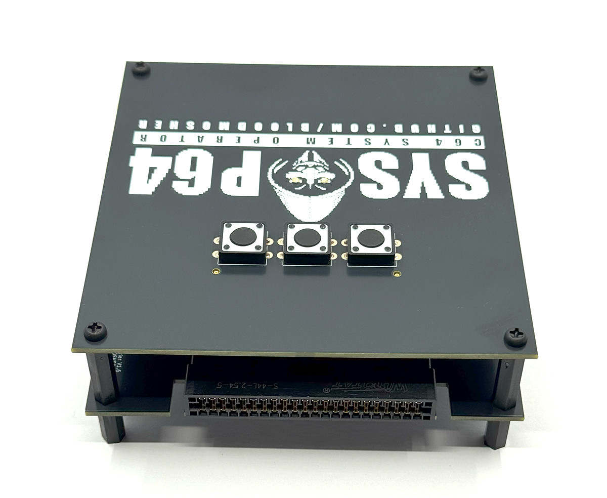 SYSOP-64 Commodore C64 Linux Cartridge Fully Assembled