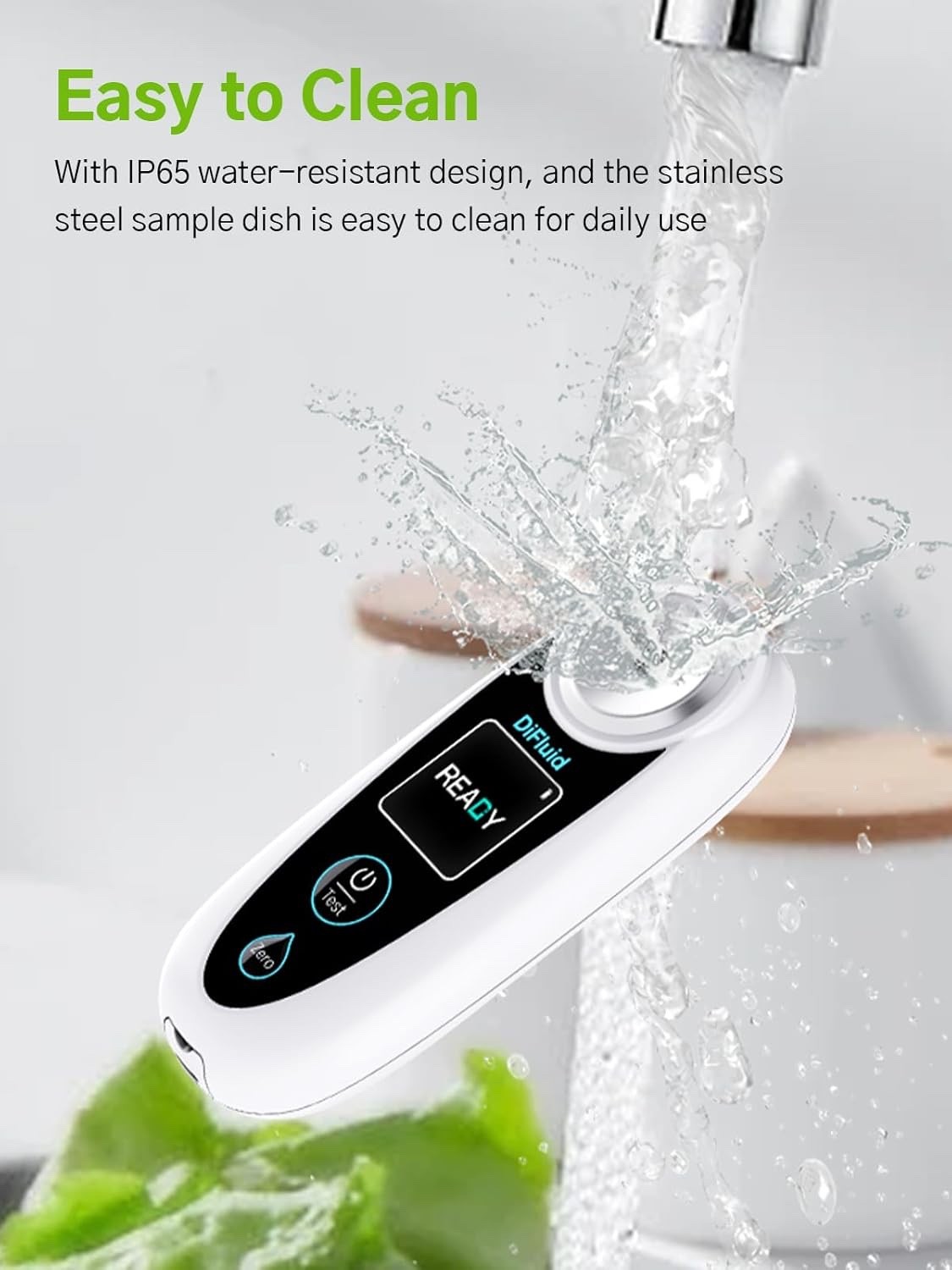 Digital Brix Refractometer 0.2% Precision, 0.05% resolution 0-35% range Portable