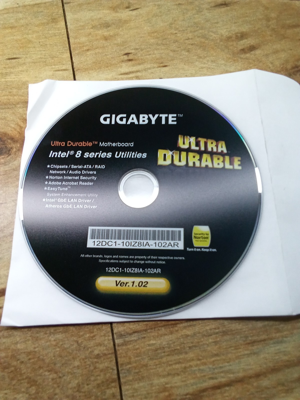 Gigabyte 12DCI-10IZ8IA-102AR Intel 8 Series Utilities