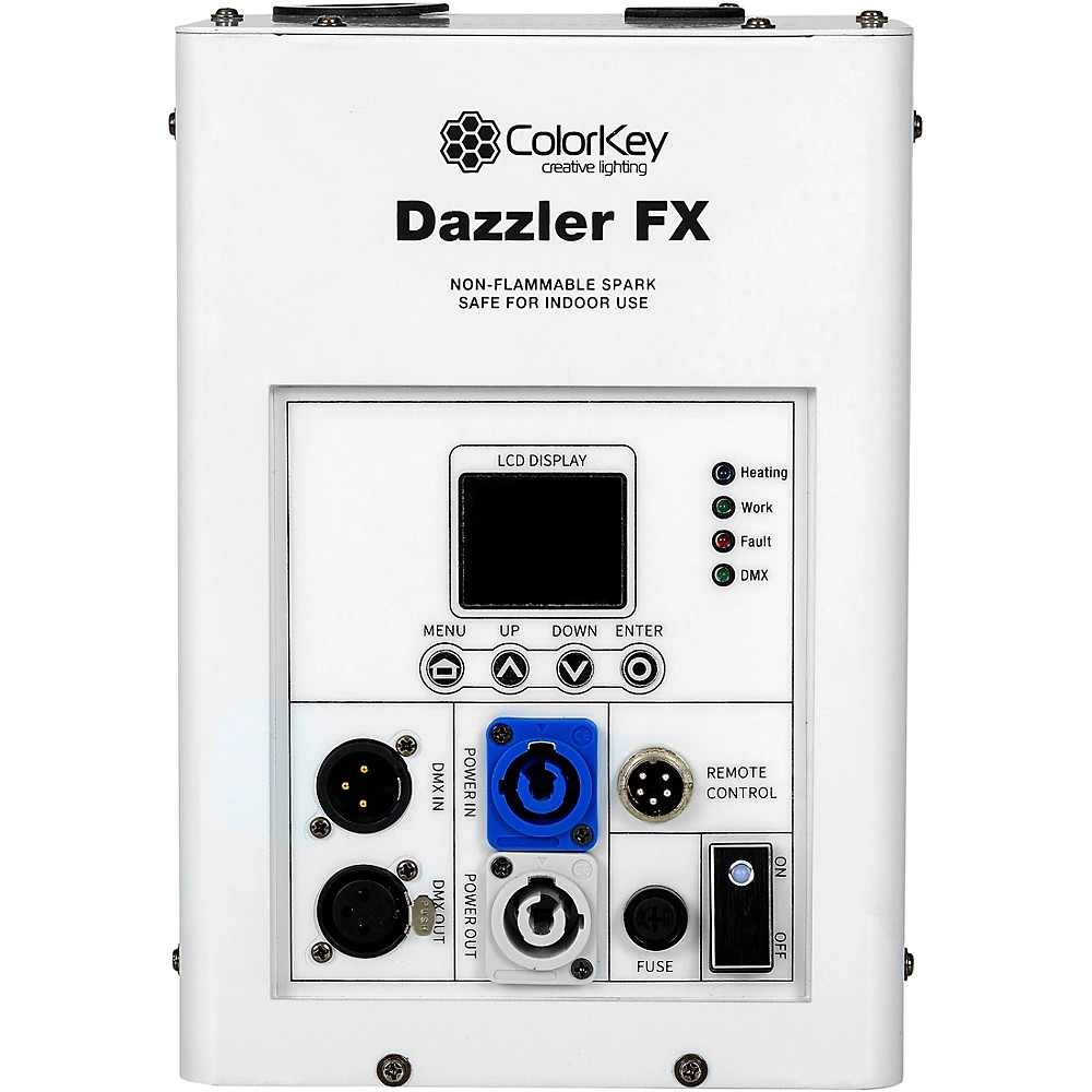 ColorKey Dazzler FX Cold Spark Machine White Refurbished