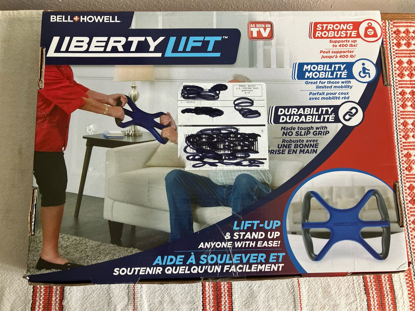 New in Box Liberty Lift As Seen on TV Lift Up Mobility-No Slip Bell & Howell