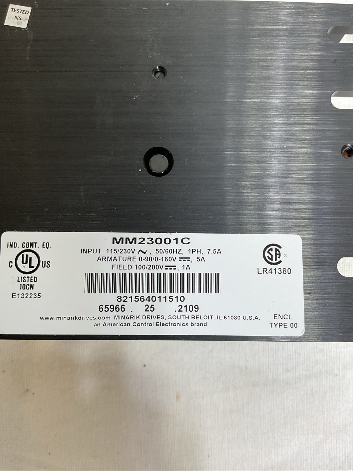 Minarik MM23001C DC Motor Speed Controller Original New