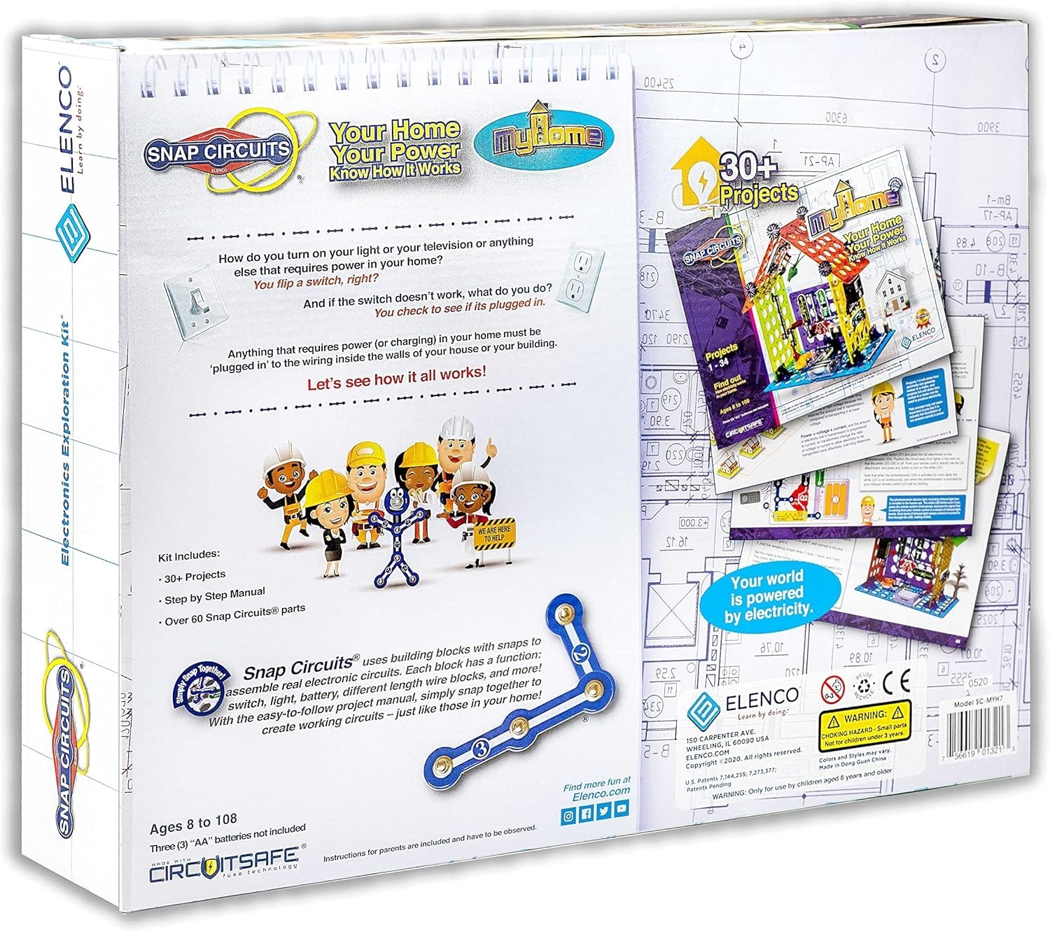 Color-Coded Electronics Building Kit for Kids - Fun STEM Learning 8 +