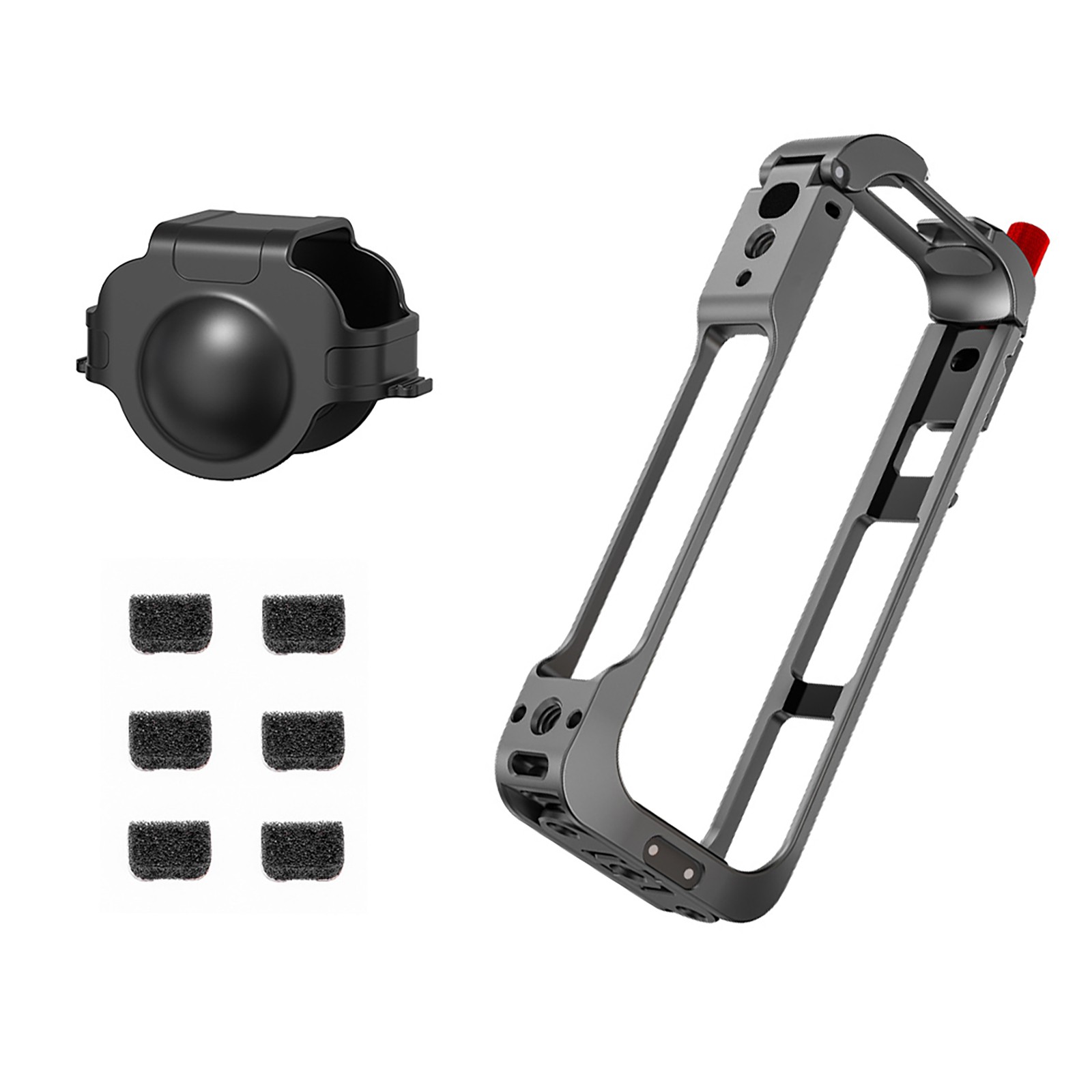 Protective Frame Kit with Lens Cap For Insta360 X5 Camera Accessories aq
