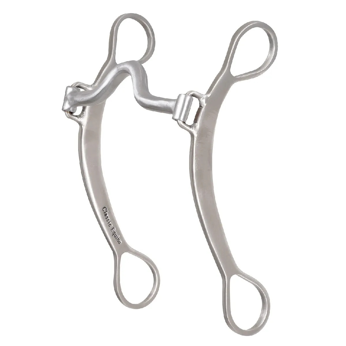 Classic Equine Shoulder Holder Bit Low Port - Barrel Racing Shoulder Control -