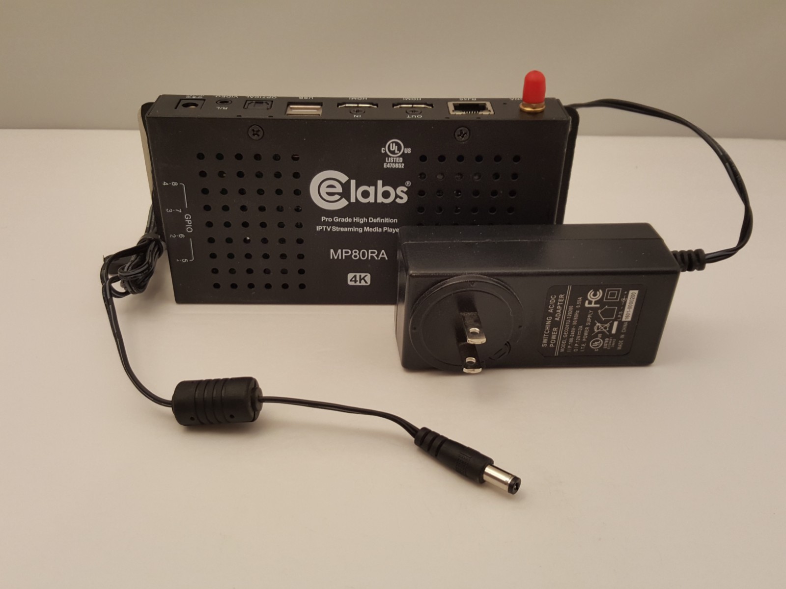 CE LABS Pro Grade HD IPTV Streaming Media Player / Digital Signage MP80RA | USED