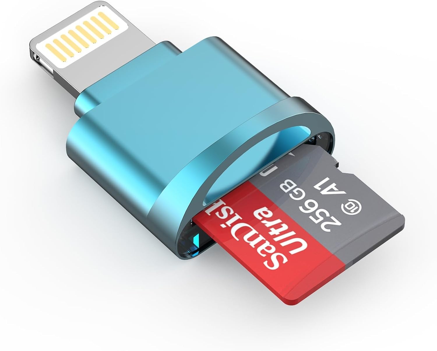 Micro SD Card Reader for Iphone,Lightning to Micro SD/TF Adapter,[Apple Mfi Cert