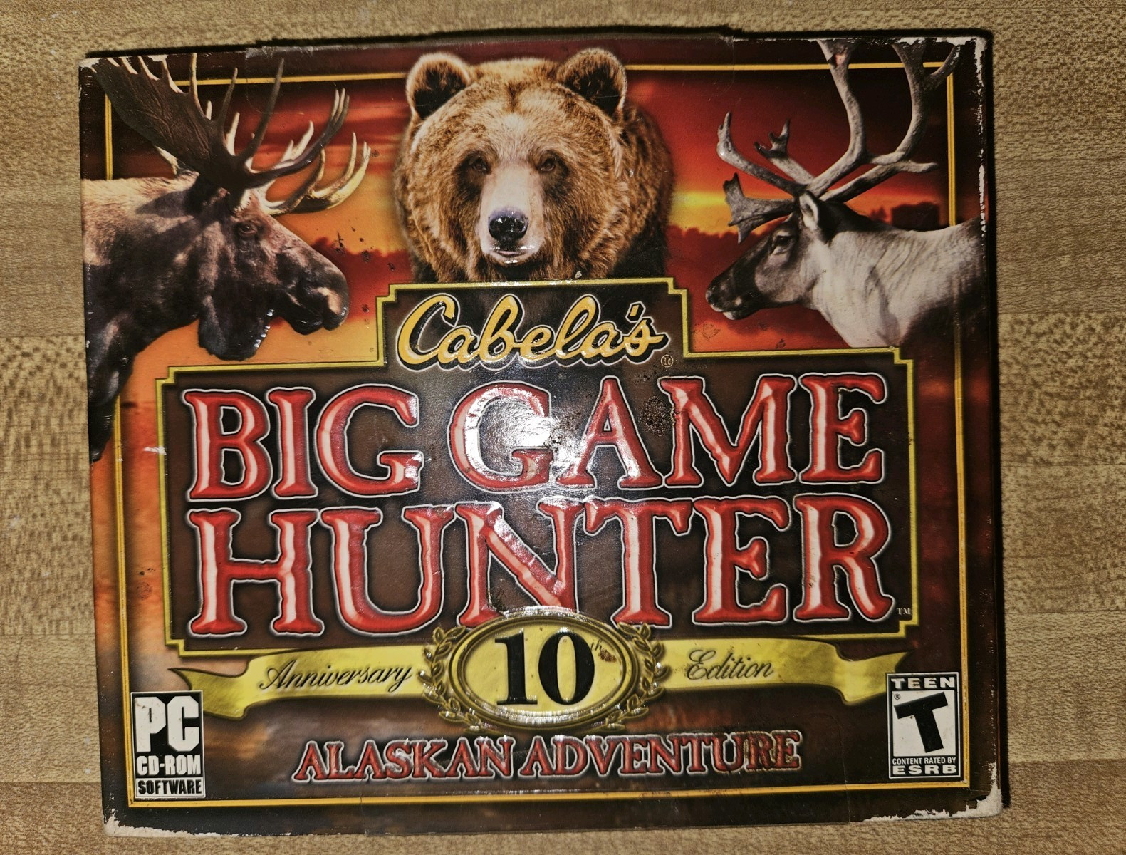 Vintage Cabela's Big Game Hunter Alaskan PC video game.  Computer Game