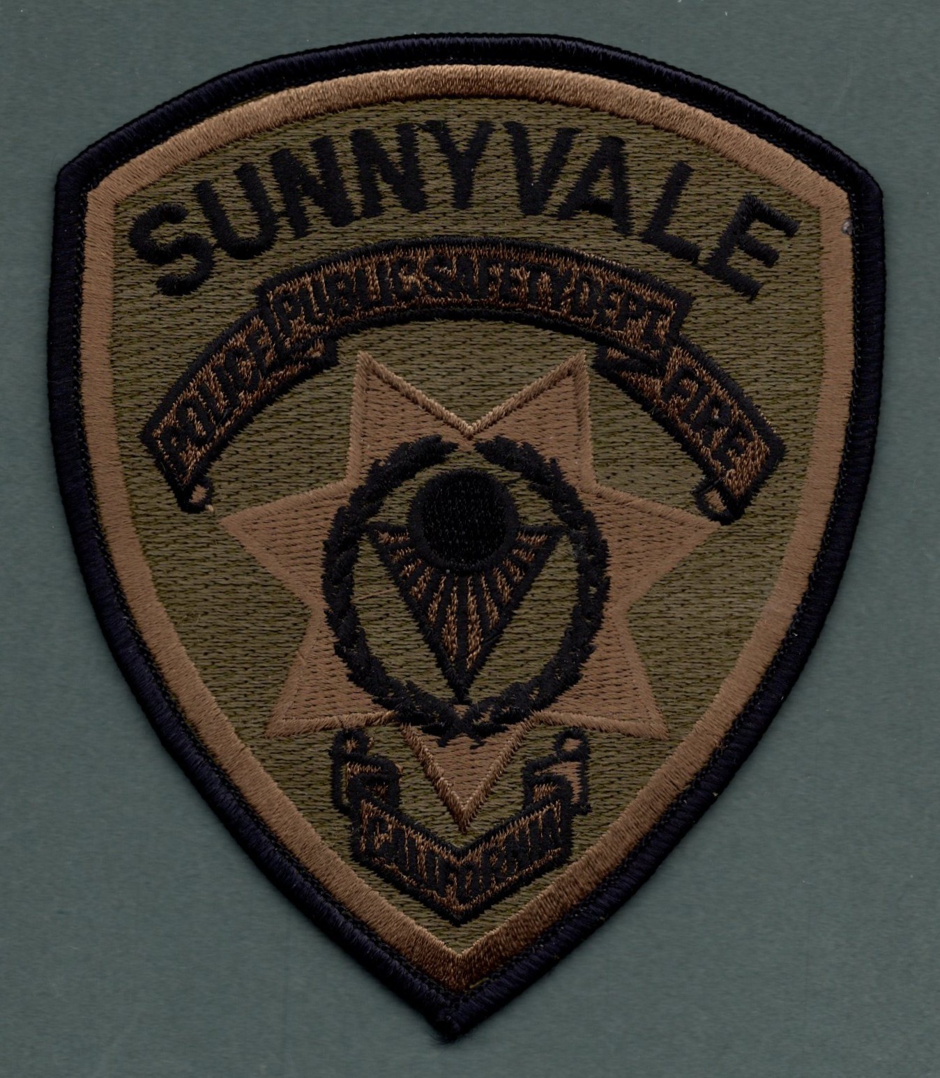 Sunnyvale California Police Patch