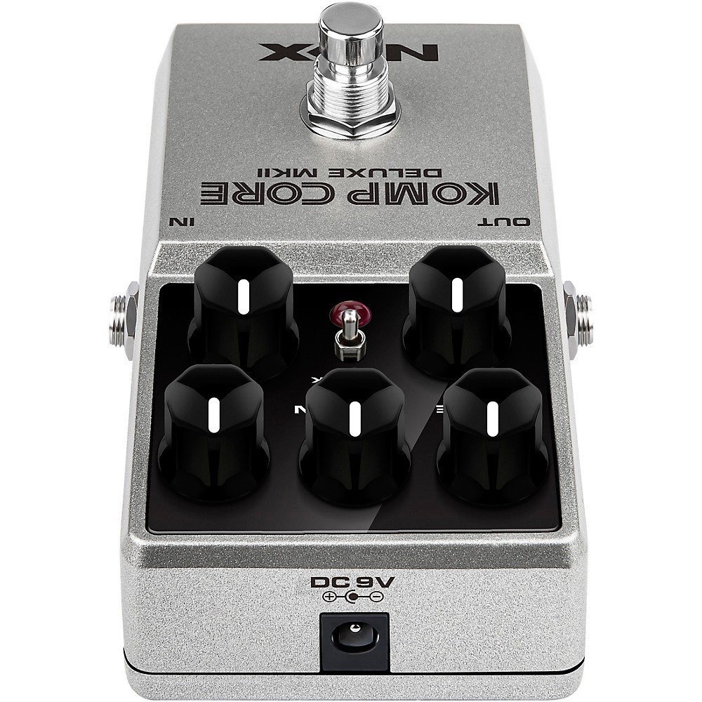 NUX Komp Core Deluxe MKII Compressor Effects Pedal Silver