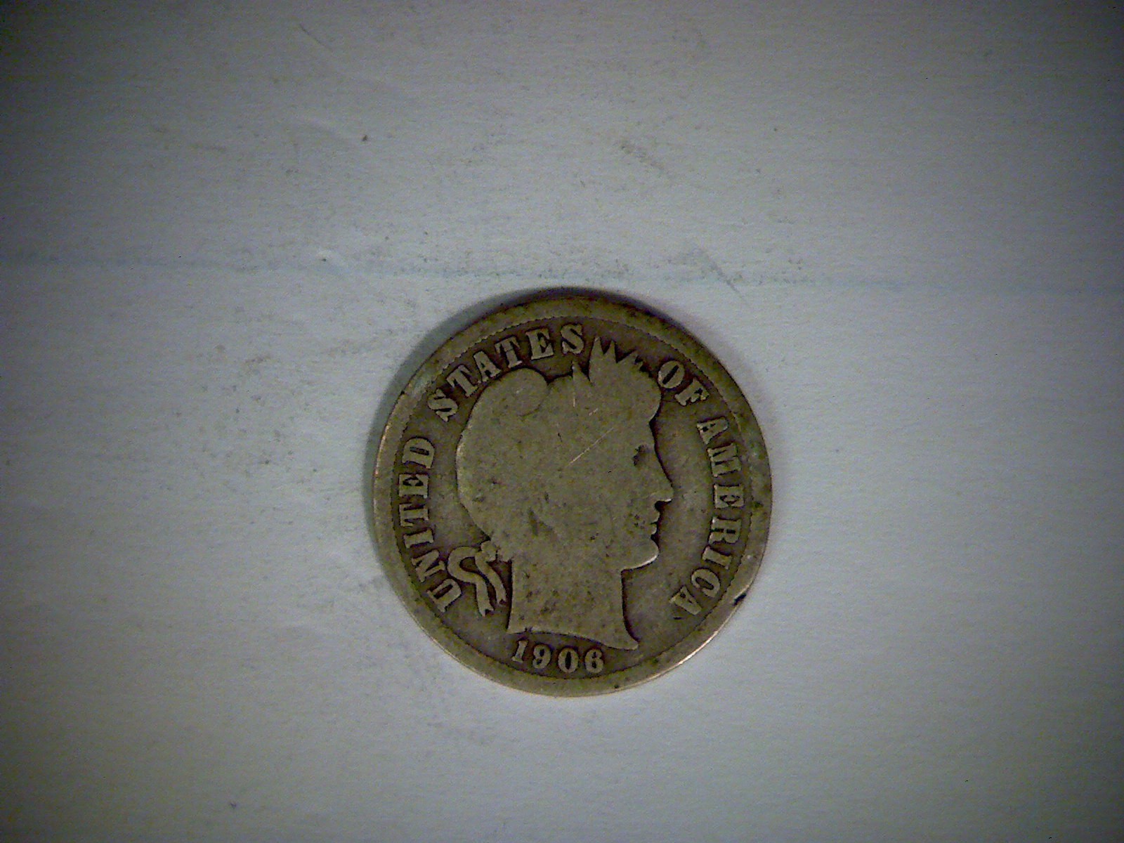 1906-D  BARBER HEAD  DIME