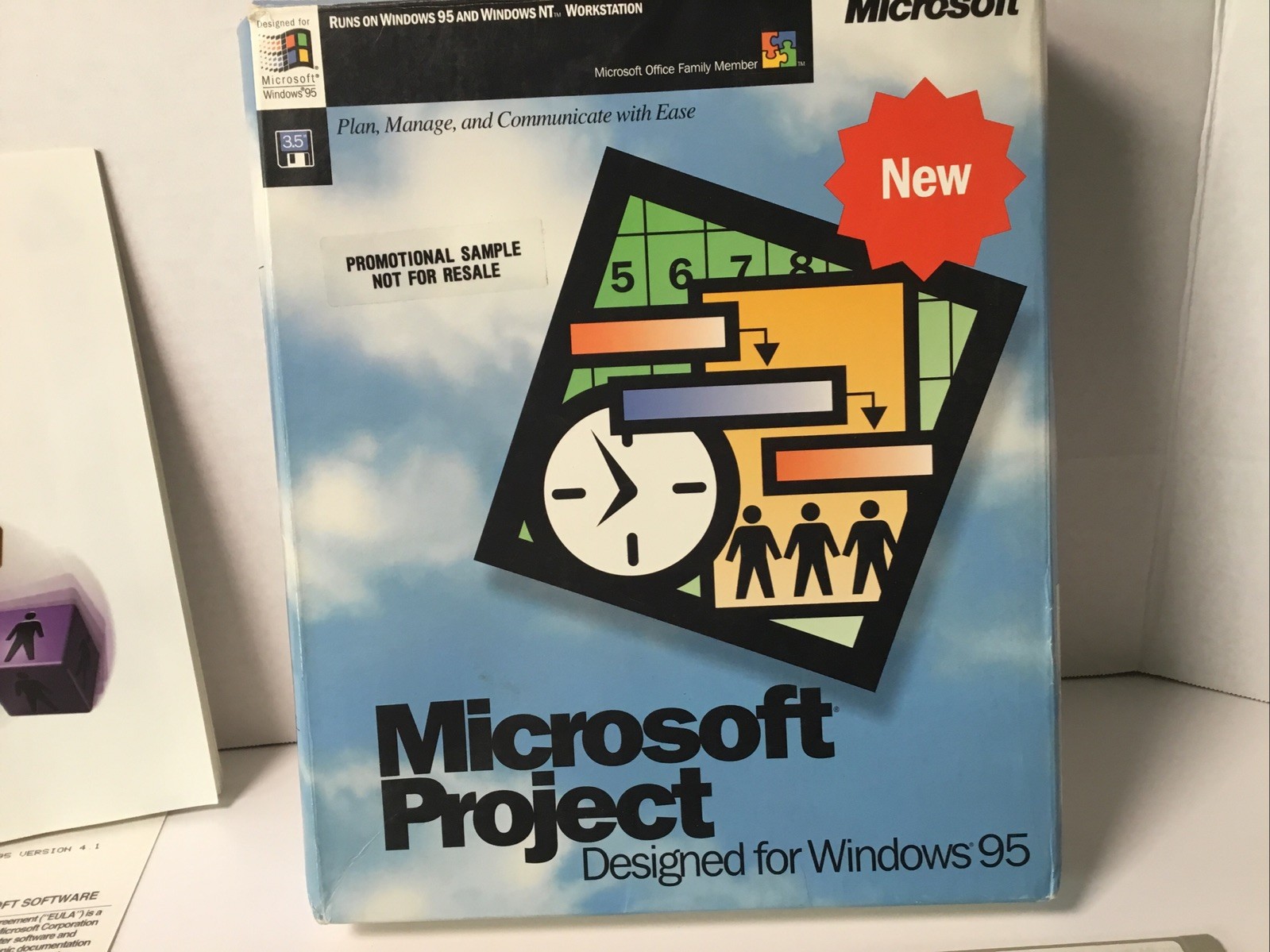 Microsoft Project Designed For Windows Promotional Sample.