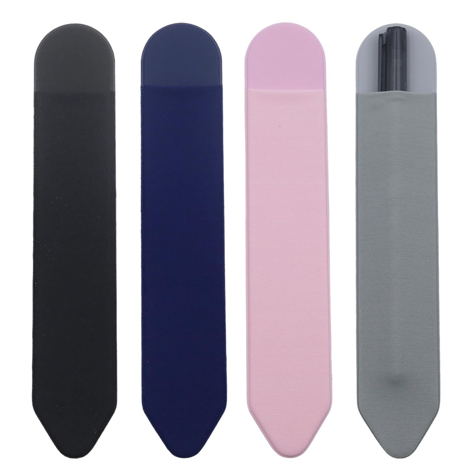 4PCS Stylus Holder, Adhesive Elastic Stick On Pen Holder Pencil Pouch Pen Hol...