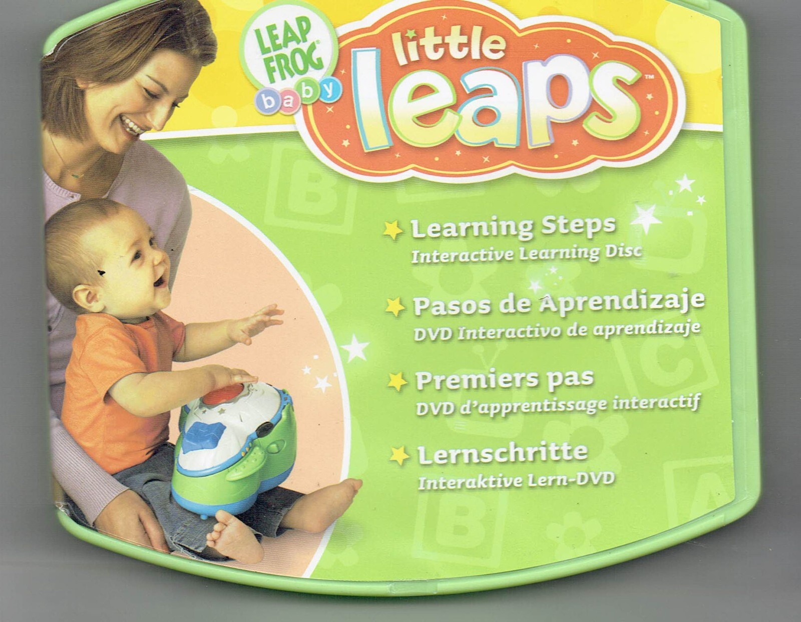 Leapfrog Baby little leaps Learning Steps Disc Game Rare Educational