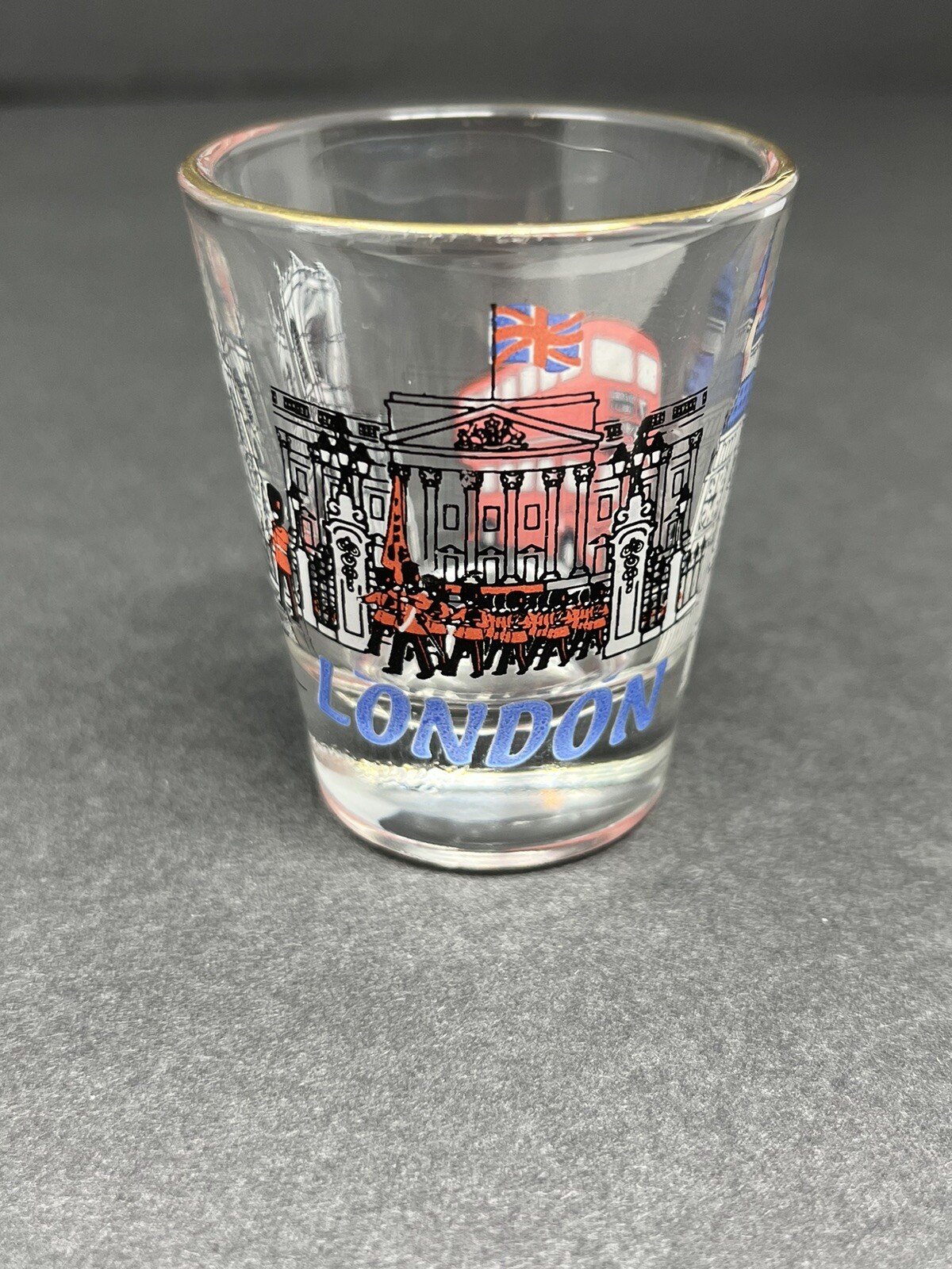 London England Landmarks Collage Shot Glass