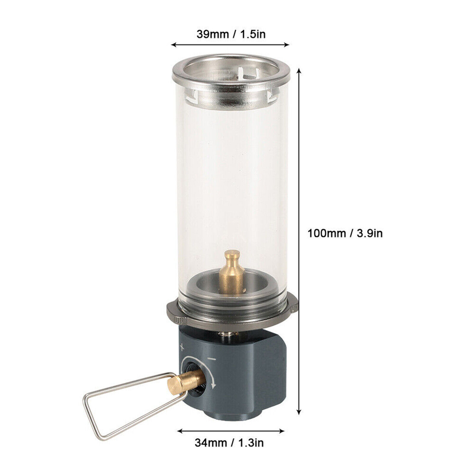 Camping Butane Gas Lantern Lamp Light Conversion Head O8C0