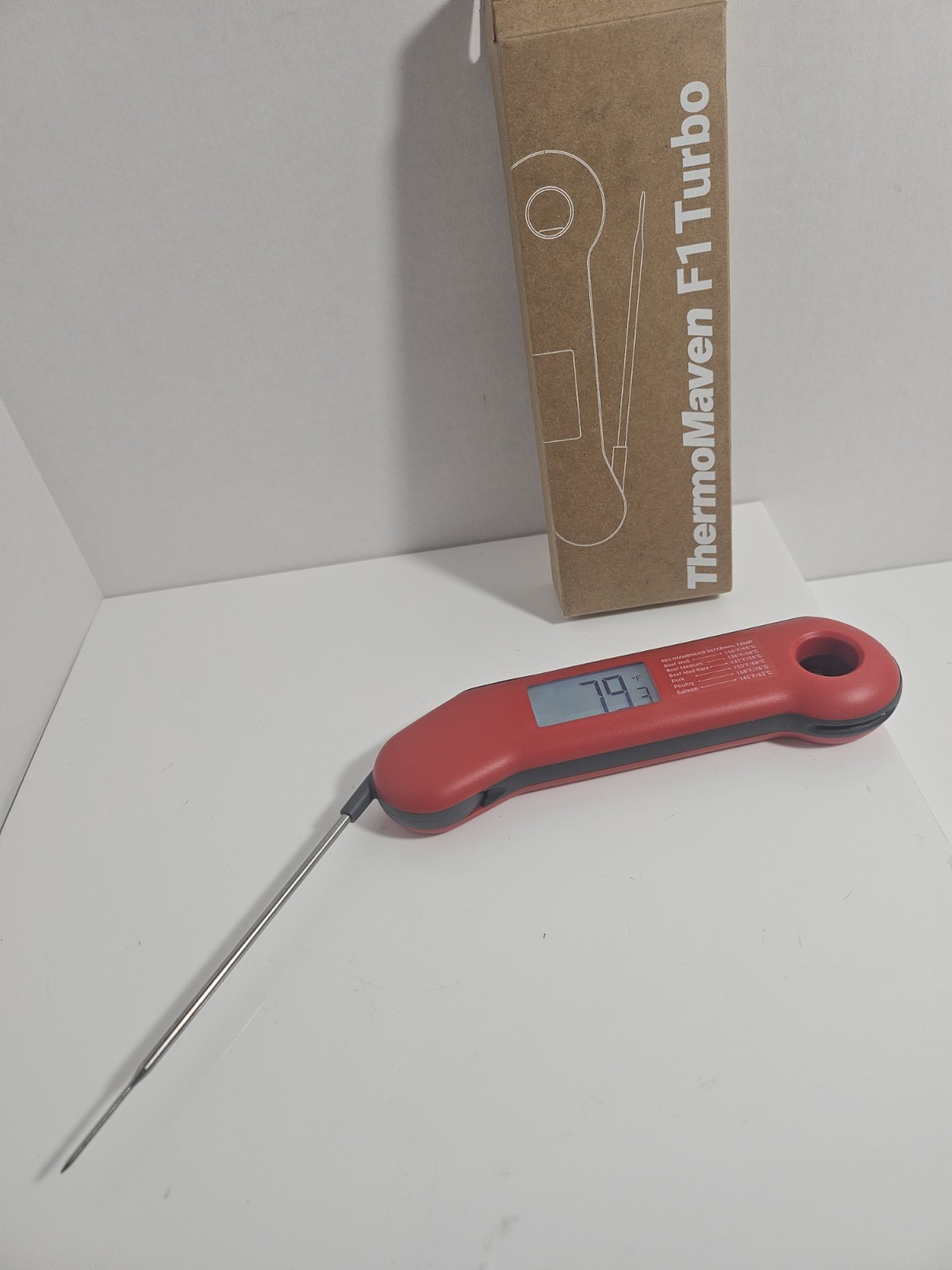 Thermomaven F1 Turbo Professional Meat Thermometer 3X Faster 0.5 Sec Read
