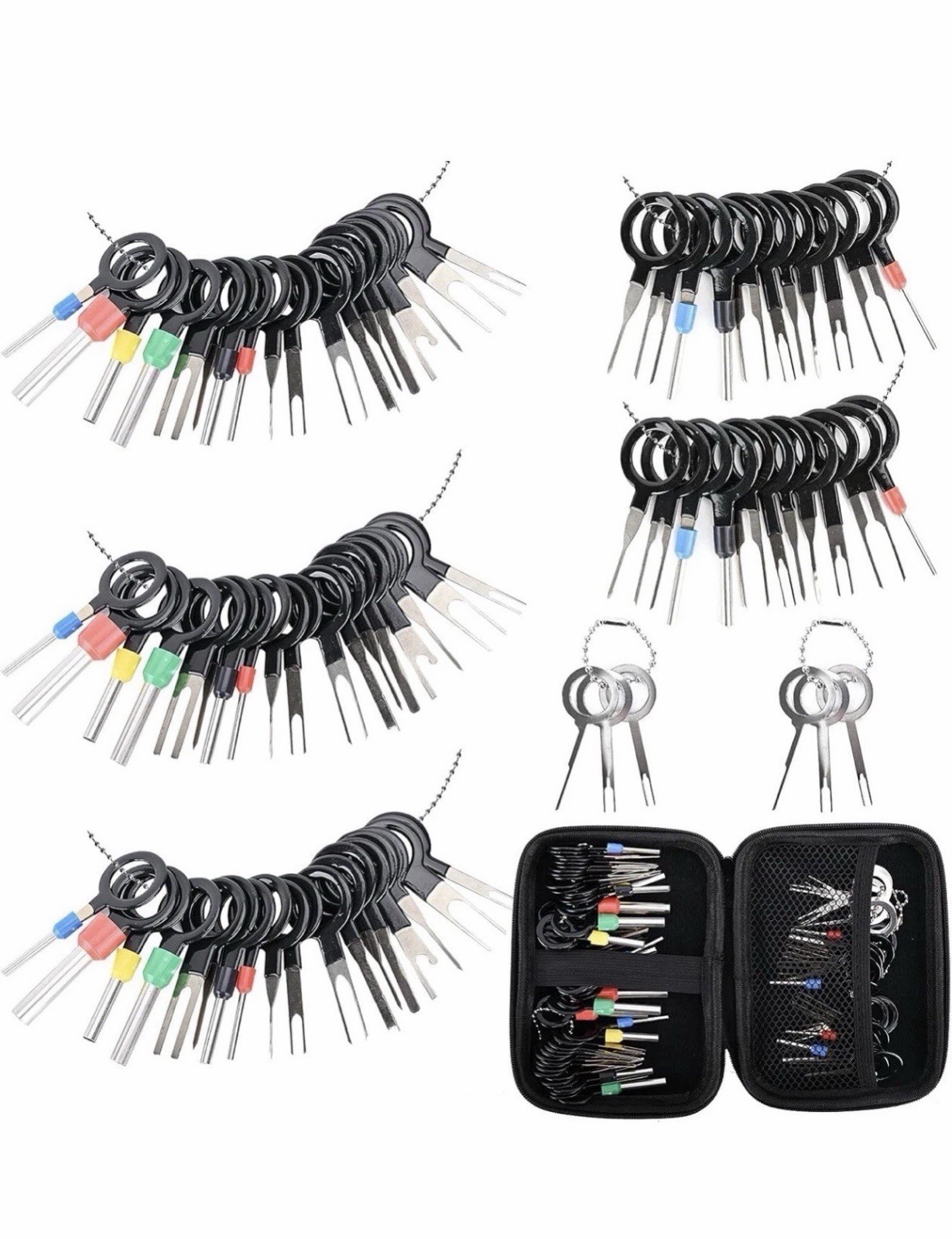 Terminal Pin Removal Tool Kit 82 Pcs Tool Set Wire Terminal Release