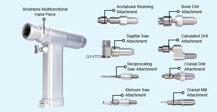 Multifunctional Drill Motor Handlepiece Nm100 Orthopedic Electric Bone Drill