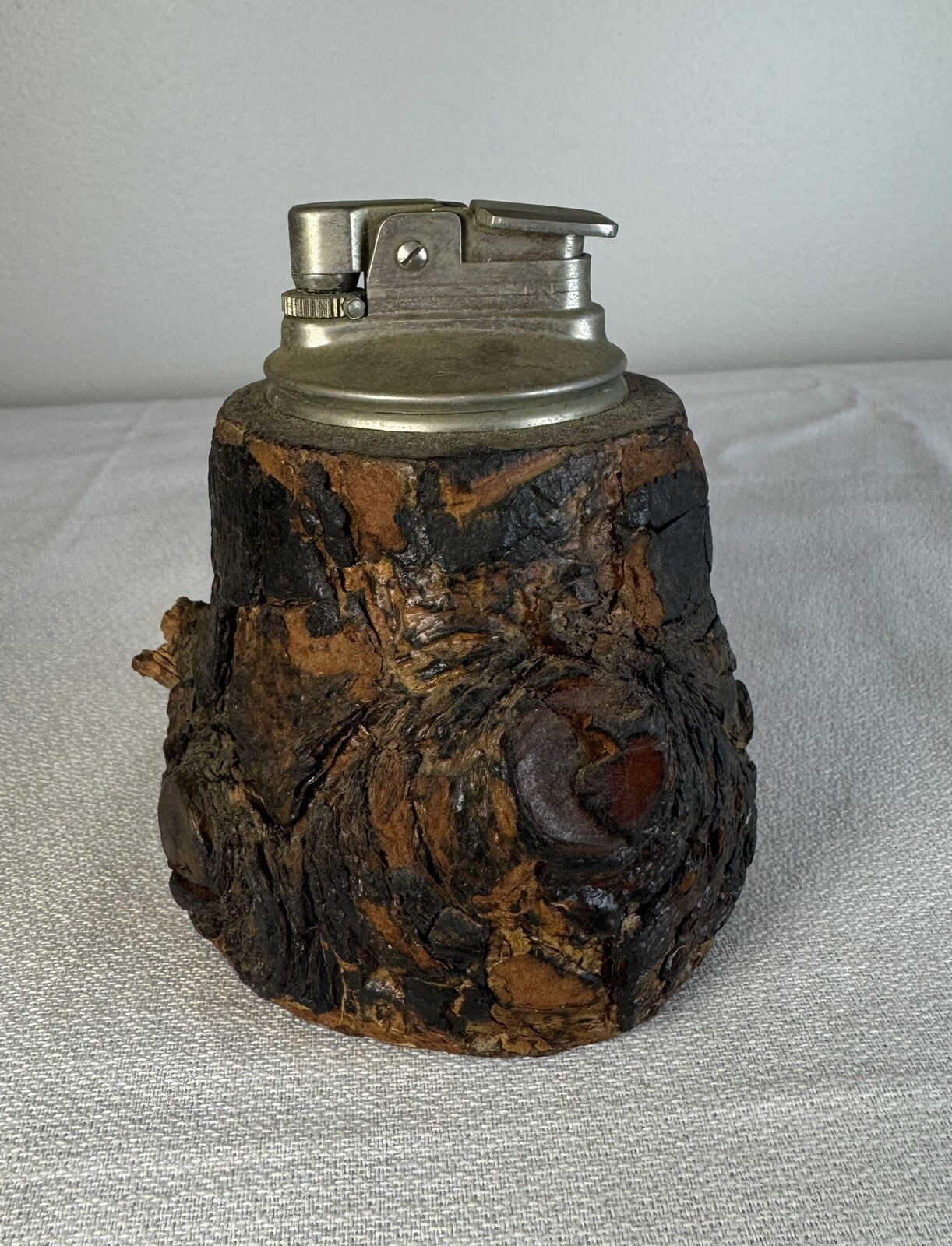 Gas Evans tree bark look table lighter JAPAN