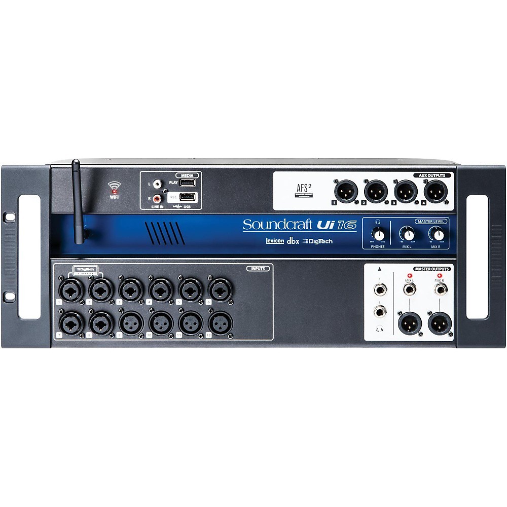 Soundcraft Ui16 Digital Mixer with WiFi Router Refurbished