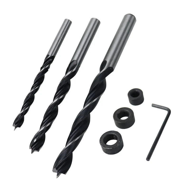 Self Centering Doweling Jig Metric Inch Drill Bushing Guide Woodworking Tool