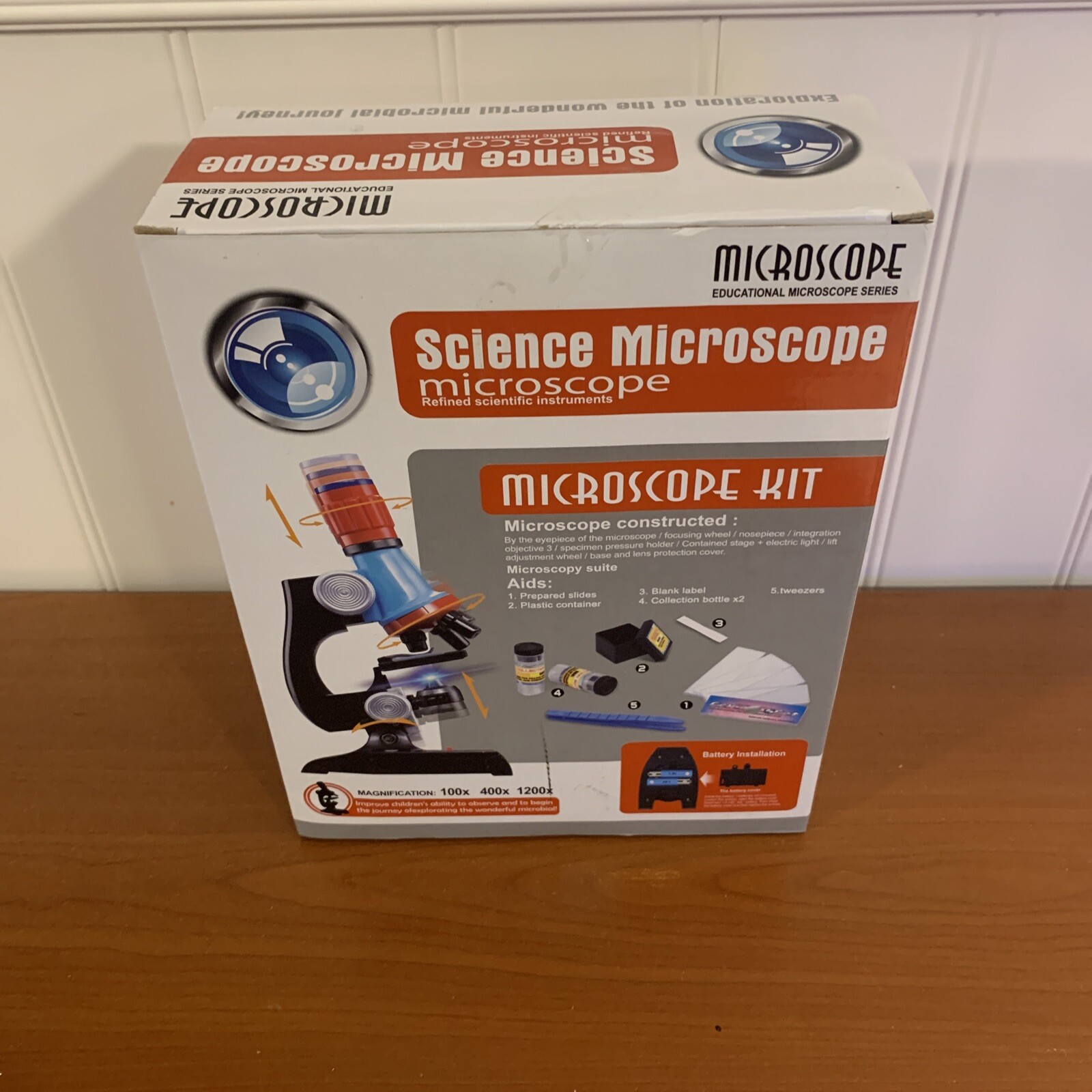 Science Microscope Educational Series Scientific Instrument Kit NEW FAST SHIP