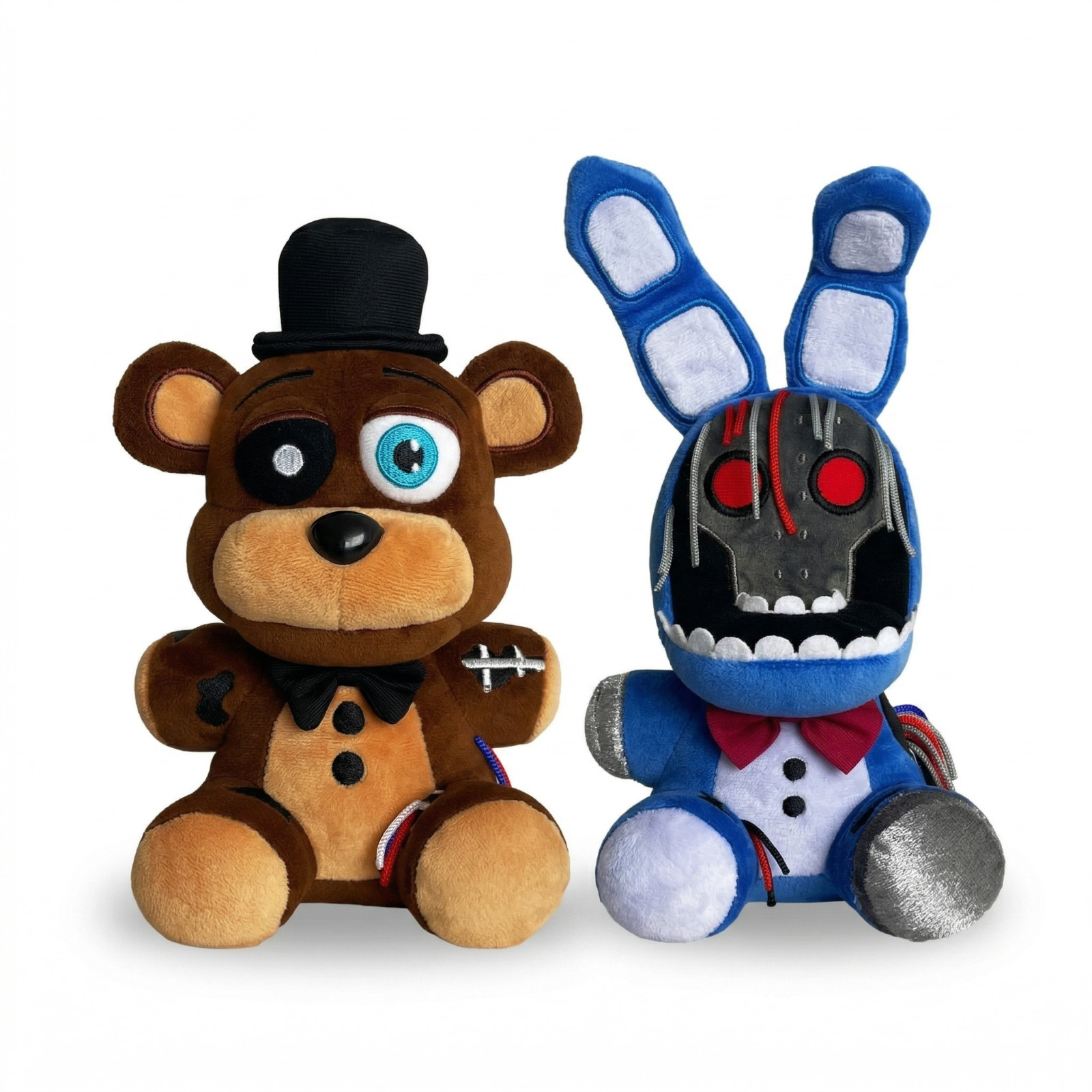 XSmart 7" Withered Freddy & Bonnie Plush Set FNaF Five Nights at Freddy Set of 2