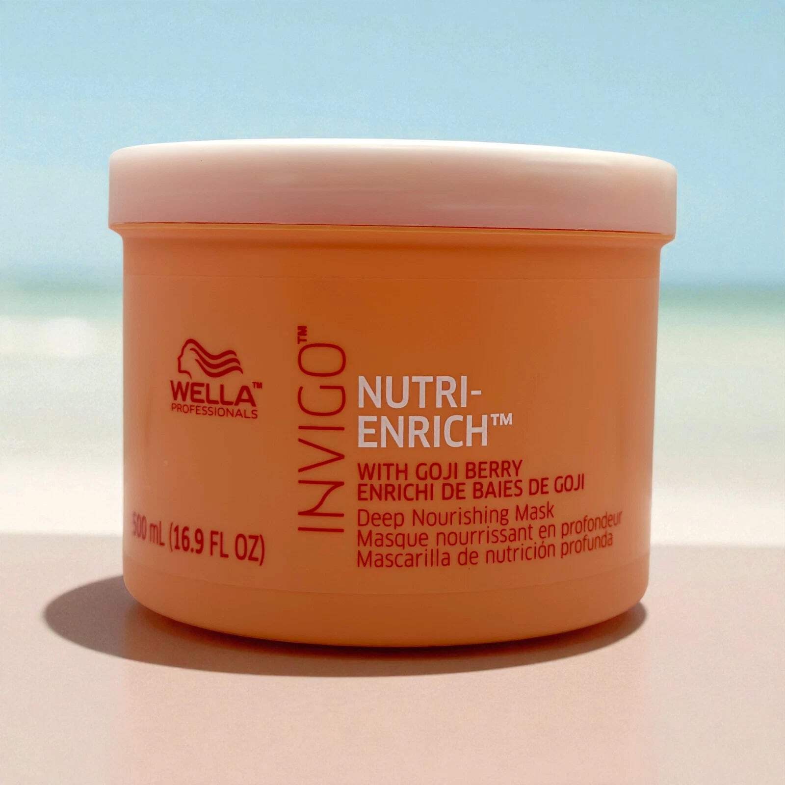 Wella Invigo Nutri‑Enrich Deep Nourishing Mask 16.9 oz Goji Berry Dry Hair