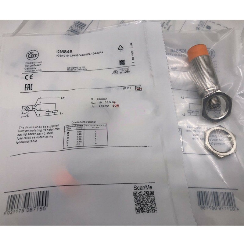 IFM IG5846 Proximity Switch 10...36 DC NewKD