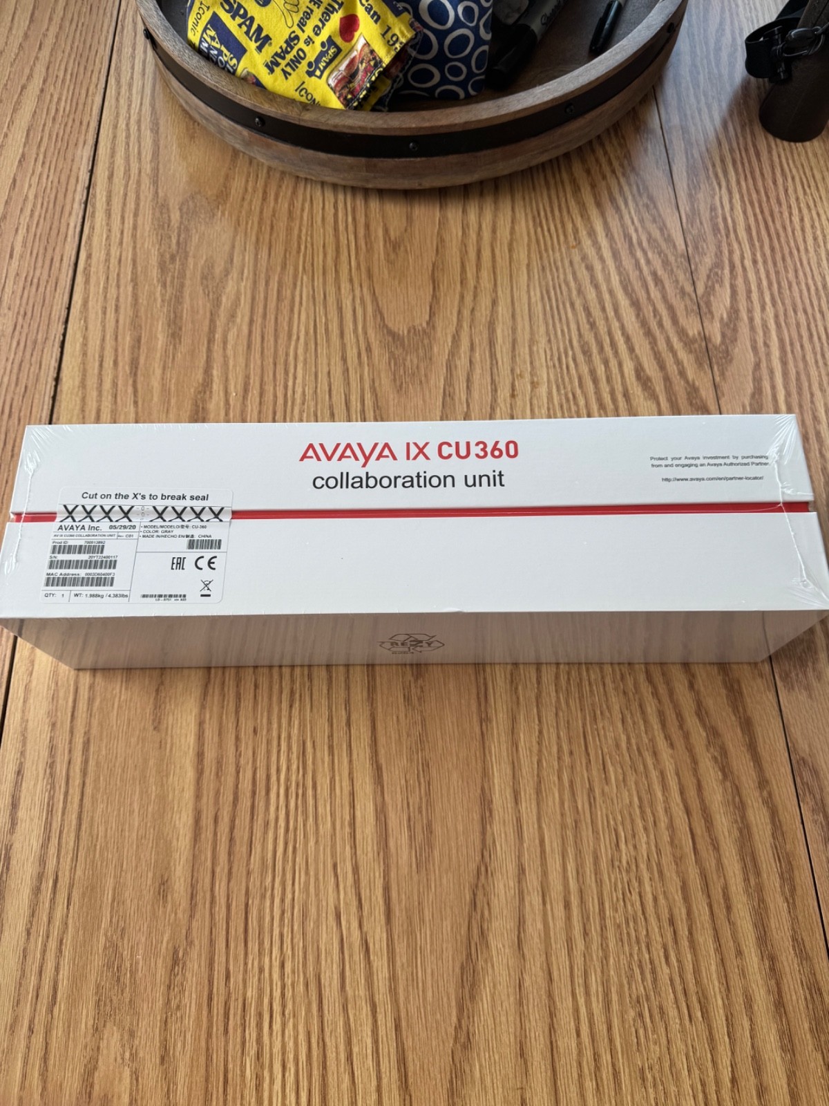 AVAYA IX CU360 COLLABORATION UNIT NEW SEALED 700513892 CU-360