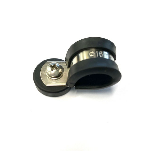 1X Strong Rubber Coated Neodymium Pot Magnet 22mm with RUBBER P Clamp Magnet
