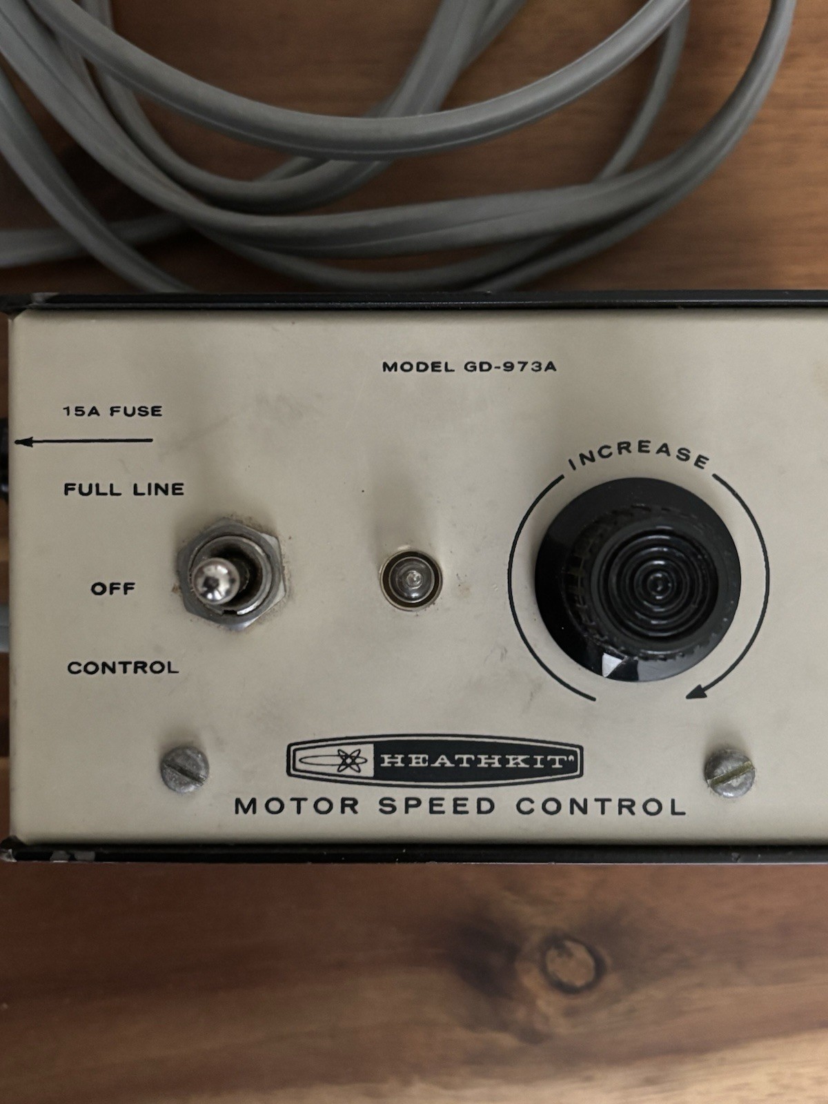 Vintage Heathkit GD-973A Motor Speed Control Unit w/ Original Box (1966)