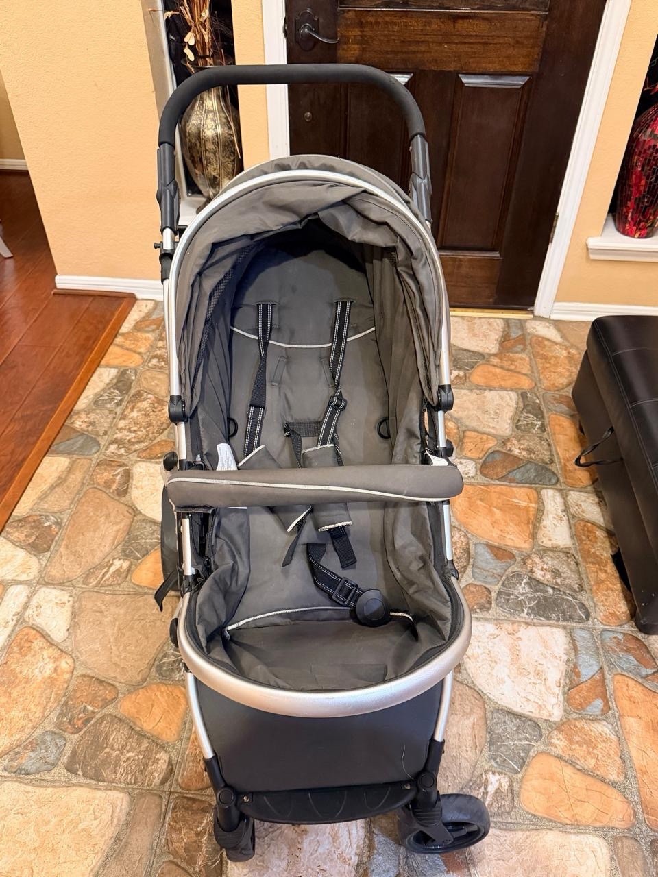 HAUCK Gray Double stroller,Adjustable Handles,