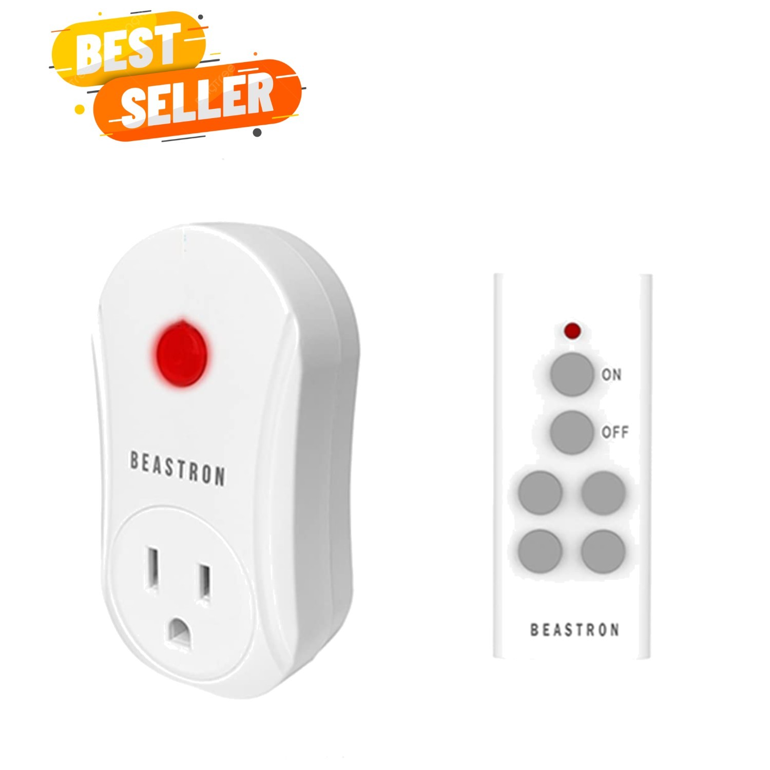Upgraded Remote Controlled Outlet 1 Pack with 1 Remote,Expandable Remote Ligh...