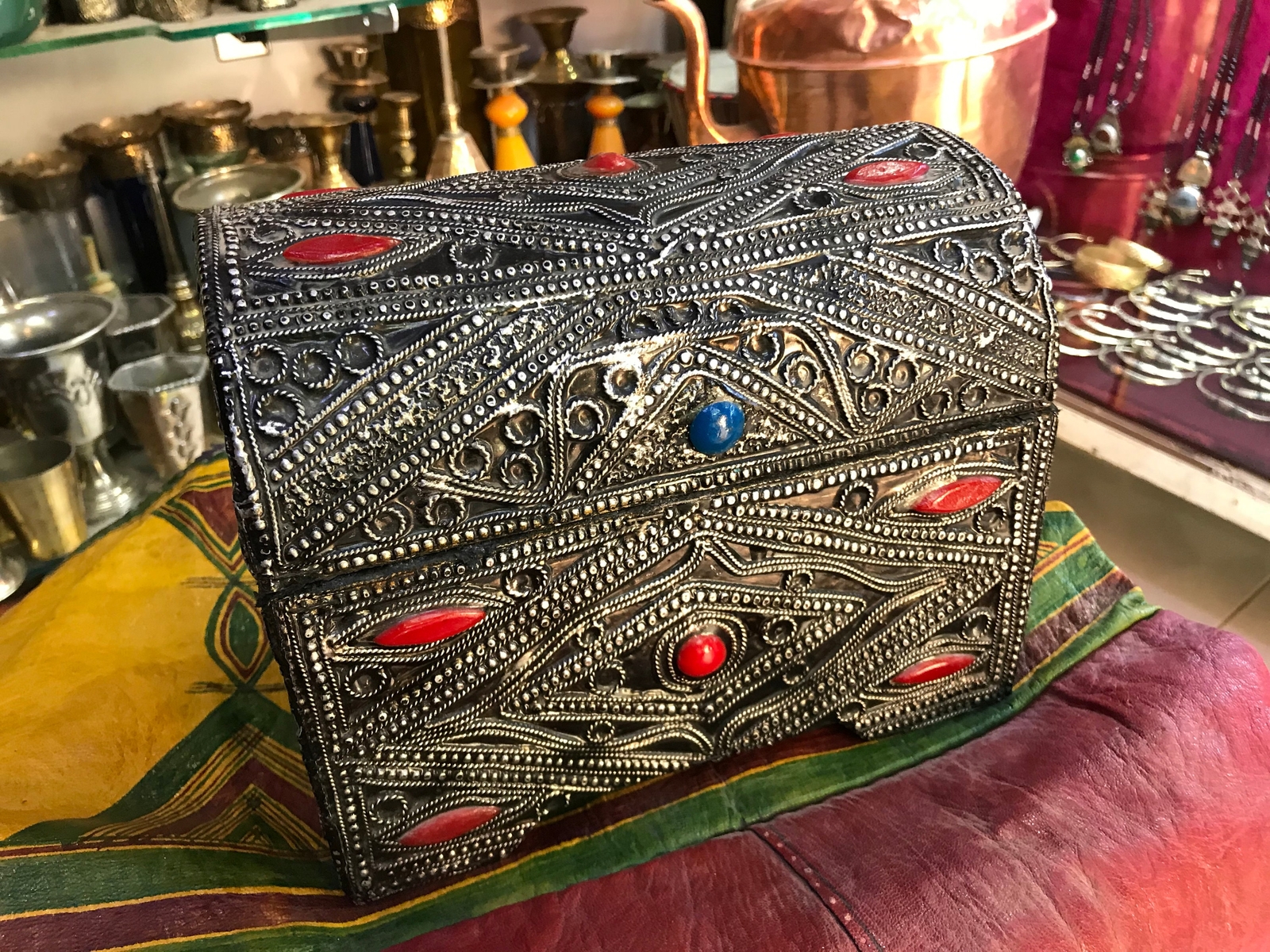 berber moroccan jewelry box, handmade box jewelry