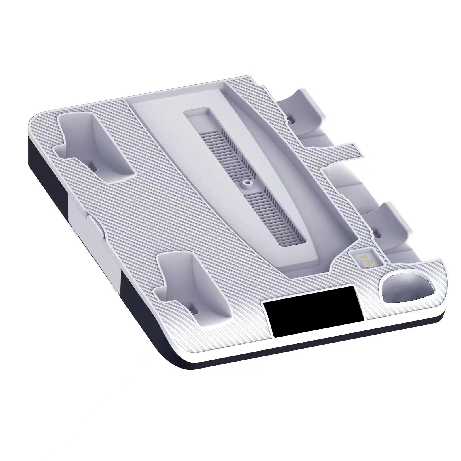 For PS5 PS VR2 Game Console Cooling Charging Dock Stowable Headset Holder Gray