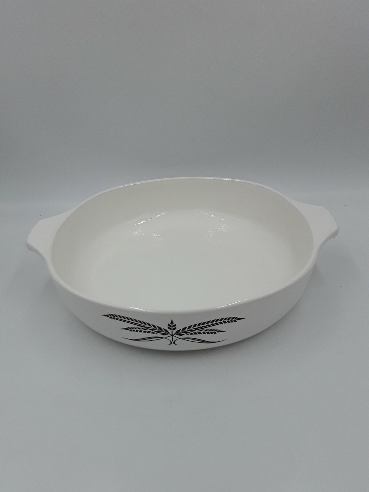 Anchor Hocking Cookware BLACK WHEAT design 9" round square casserole dish