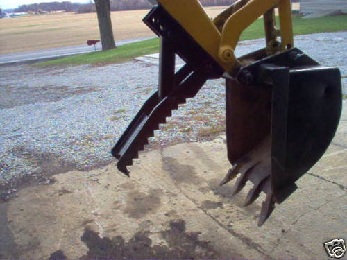 LINVILLE 24" Heavy duty backhoe THUMB mini excavator hoe clamp AMERICAN MADE USA
