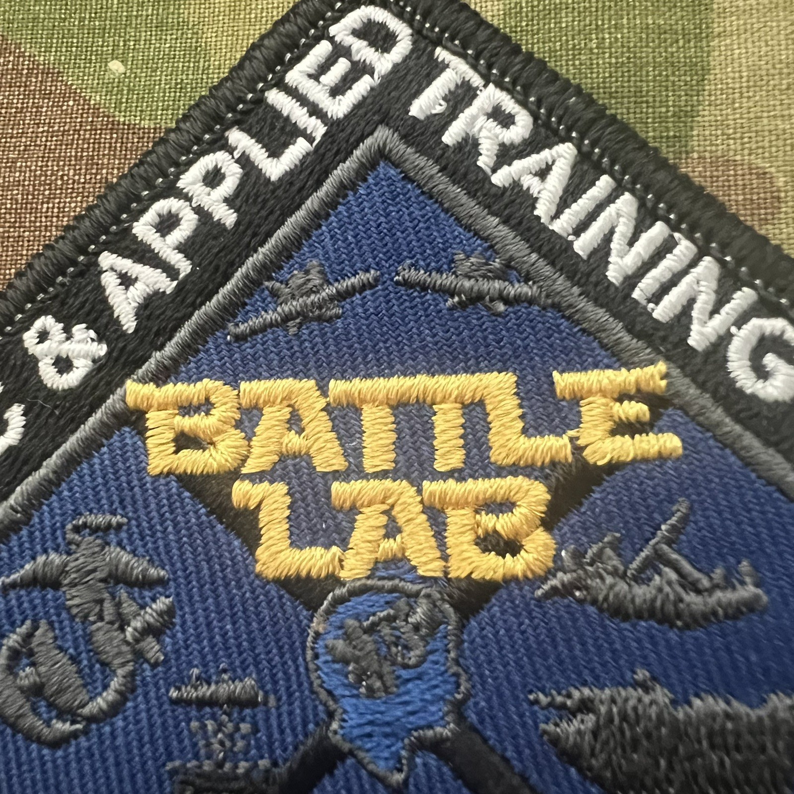 USMC BATTLE LAB Patch US Marine Corps Training Tec Eval Unit Marines
