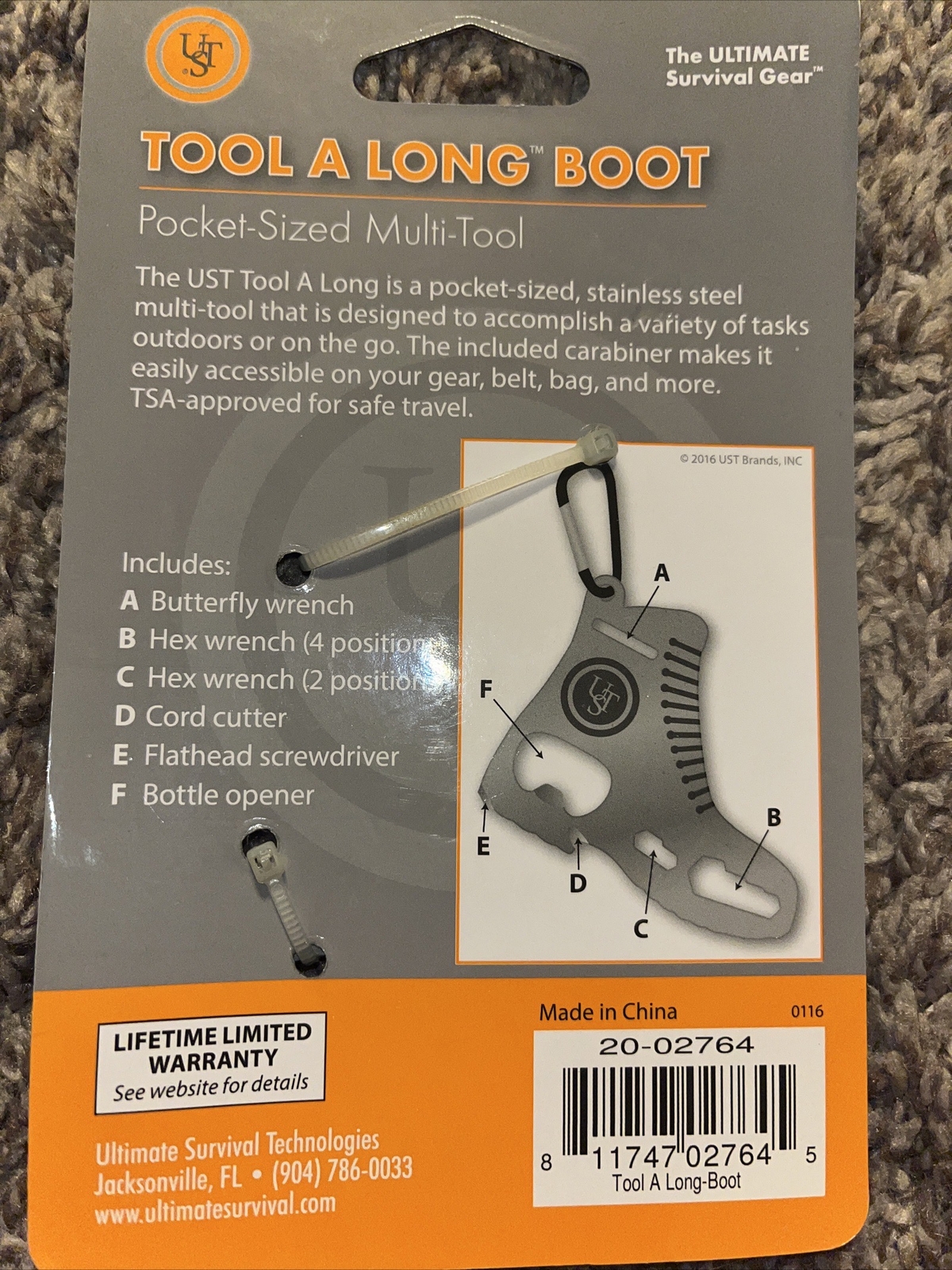 UTS Tool A Long Boot Pocket-Sized Stainless Steel Multi-Tool (Brand New)