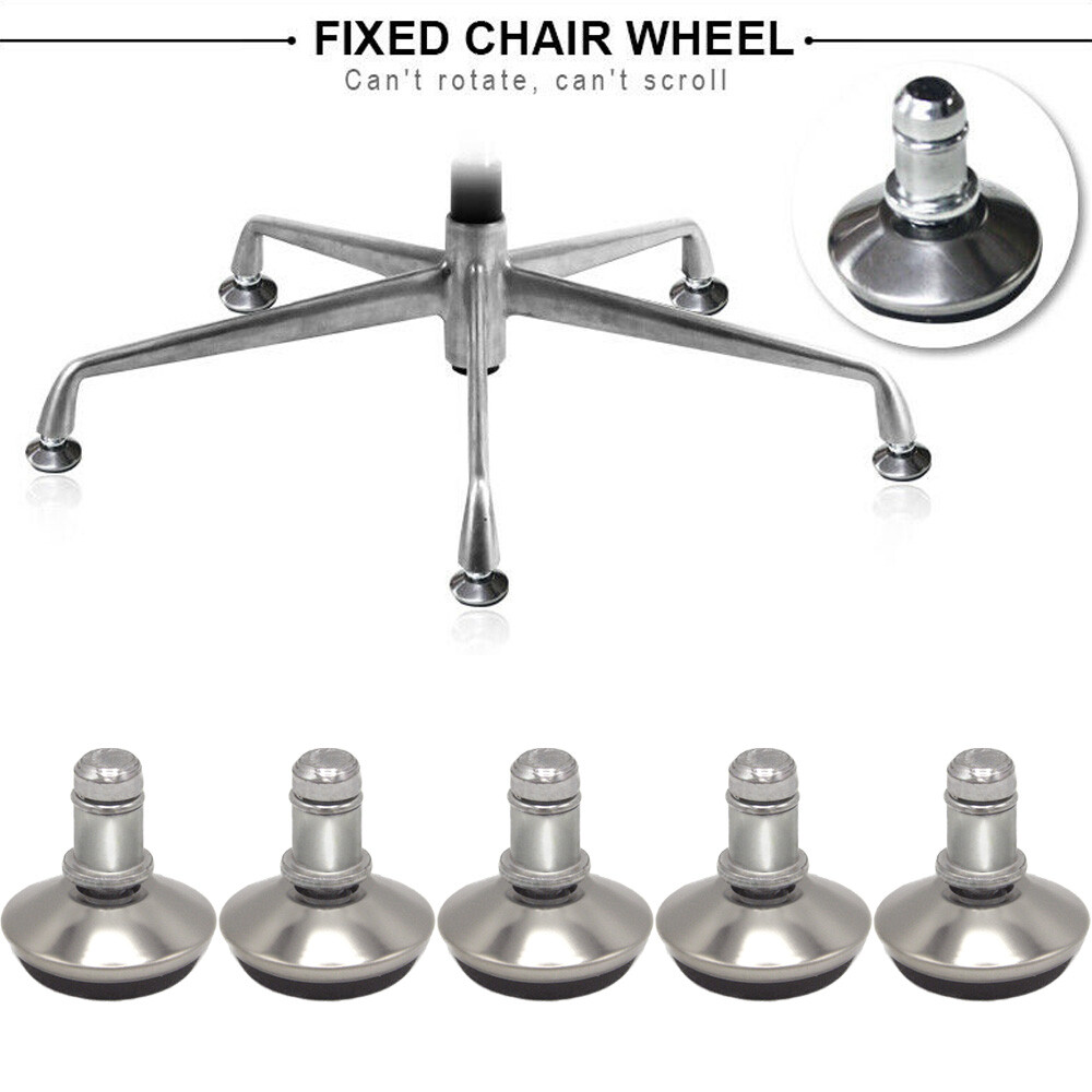 Anti-Slip Dia 7/16" Office Chair Glides Bell Chair Wheels Swivel Caster Wheels